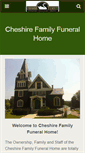 Mobile Screenshot of cheshirefamilyfuneralhome.com